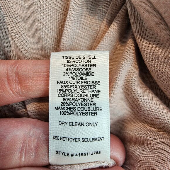 Rebecca Taylor Tweed Ruffle Ribbon Hem Open Front Blazer Jacket Black White sz L - Picture 5 of 11